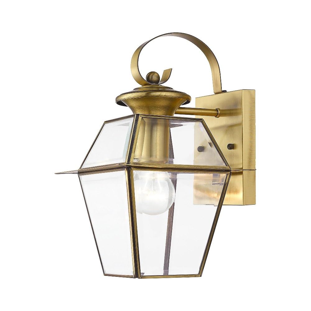 Livex Lighting 2181-01 Westover 1-Light Outdoor Wall Lantern